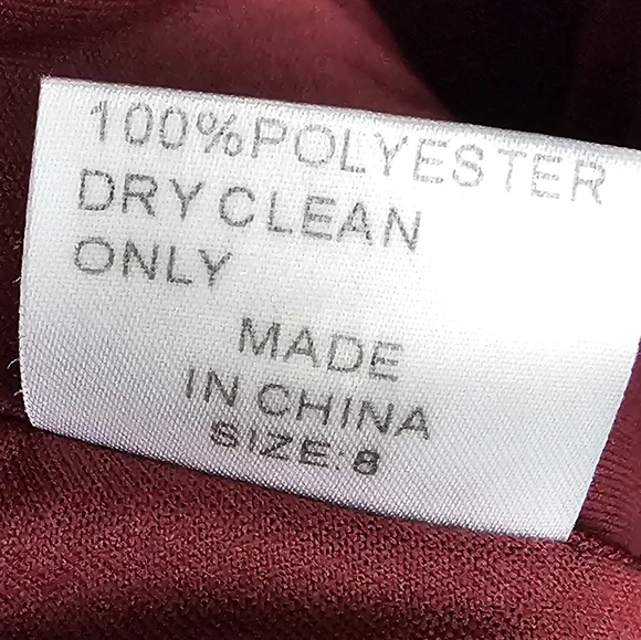 Tadashi Shoji Burgundy Dress - Picture 6 of 11